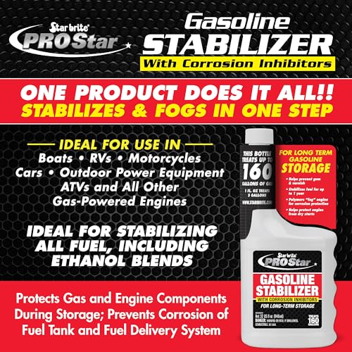 STAR BRITE PRO Star Gasoline Stabilizer - Fog & Protect Stored Engines & Entire Fuel System from Corrosion - Keep Gas Fresh for up to 1 Year - EZ Store EZ Start - 32 OZ (084332) - Image 3