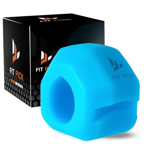 FIT PICK Pro Jawline Exerciser Tool Men&Women,Tones Face,Jaw&Neck,Jaw Exerciser Help Defines Jawline,Jawline Exerciser Helps Reduce Craving Stress Jaw Liner Tools For Men&Women,Jawline Shaper (Purple, Intermediate-Advanced) (Beginner-Intermediate (Blue)) - Image 1
