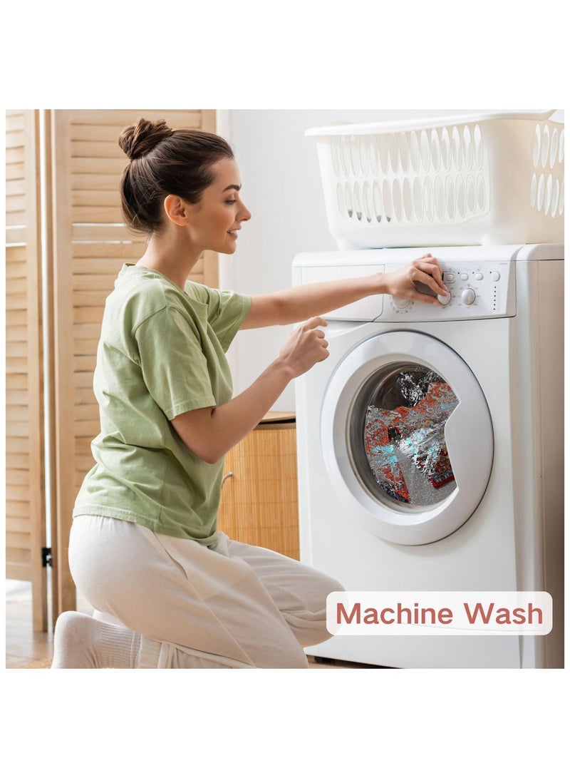 Anna Durable Non-Slip Velvet Crystal Area Rug for Home - Image 3