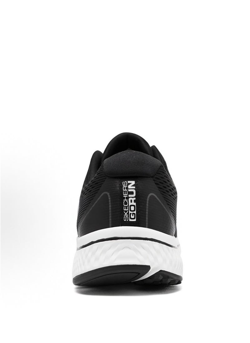 SKECHERS - Go Run Men’s Lightweight Running Colorblock Sneakers Shoes – Breathable & Shock Absorption (Black) - Image 1