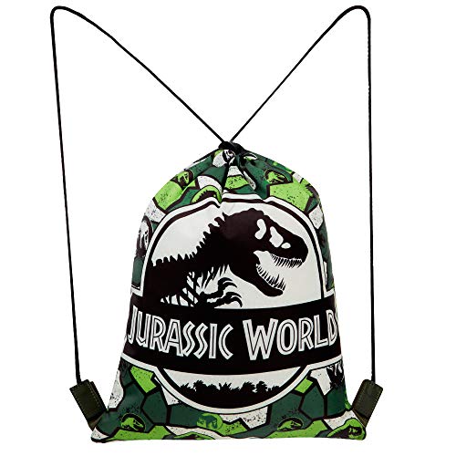 Jurassic World Jurassic Park Backpack for Boys DinosaurThemed Drawstring Backpack Sports Backpack for Gym Travel Swimming and More Backpack 124 x 118 - Image 1