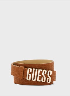 GUESS Logo Detailed  Allocated  Hole Belt  - Image 1