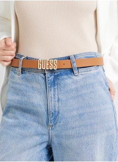 GUESS Logo Detailed  Allocated  Hole Belt  - Image 3