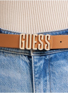 GUESS Logo Detailed  Allocated  Hole Belt  - Image 4