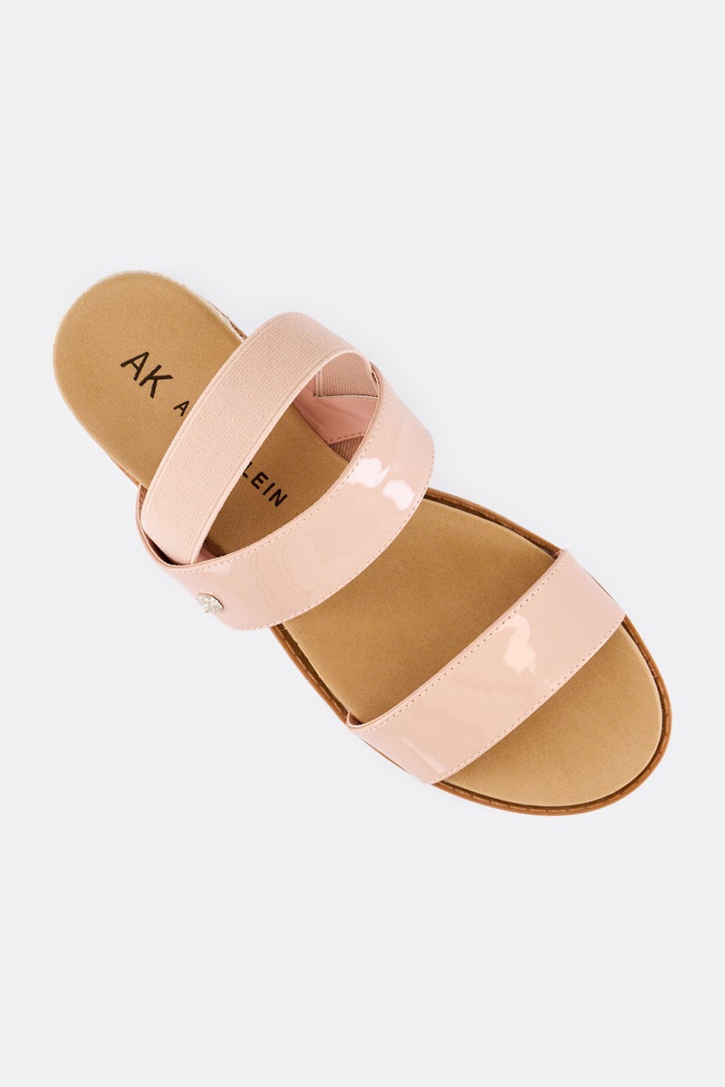 ANNE KLEIN Women Slingback Sandals, Light Peach - Image 4