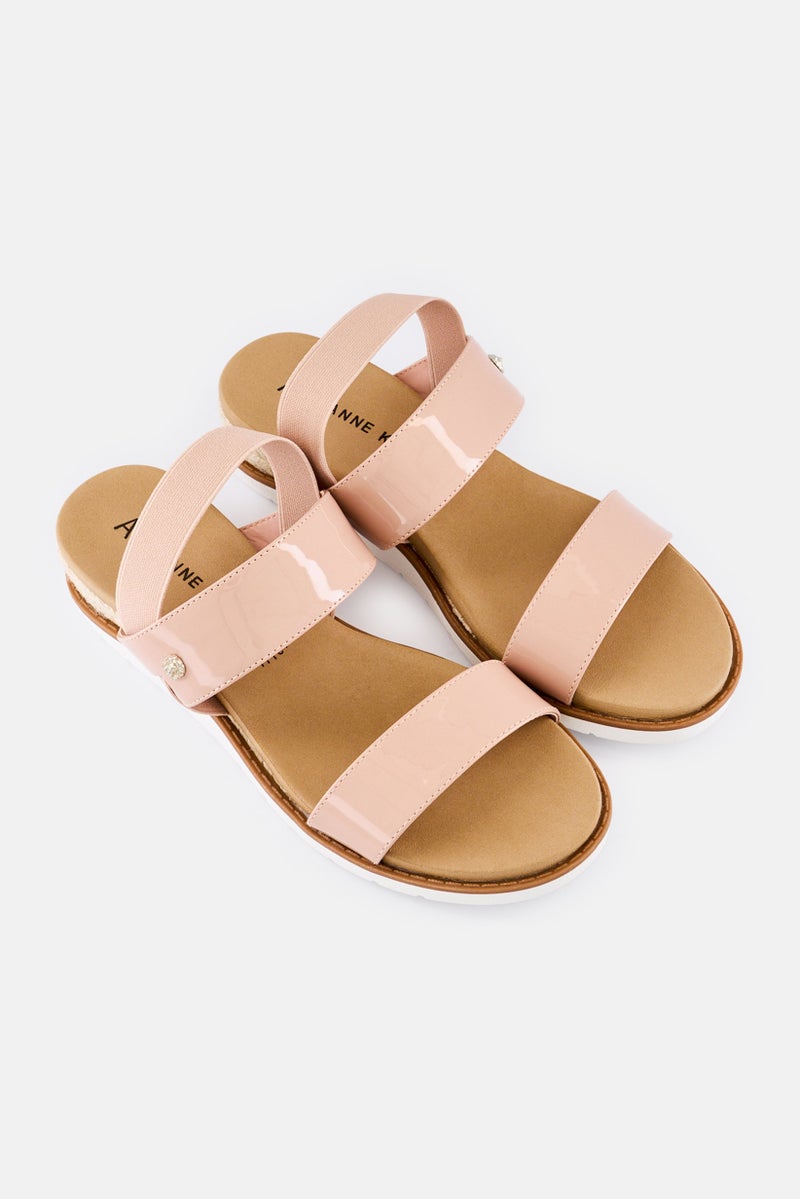 ANNE KLEIN Women Slingback Sandals, Light Peach - Image 2