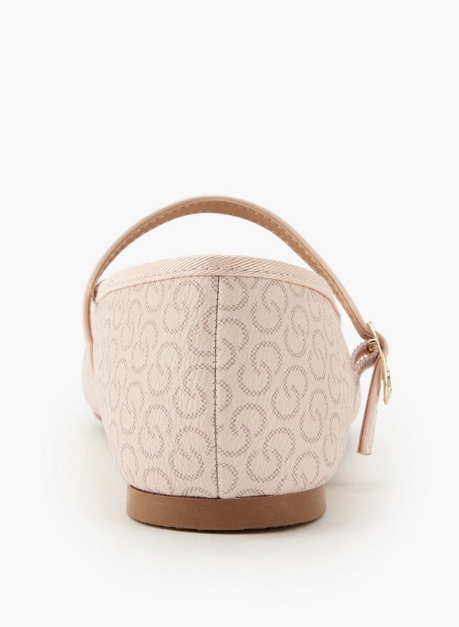 سيليست أحذية باليرينا بطبعة شعار نسائية - Image 4