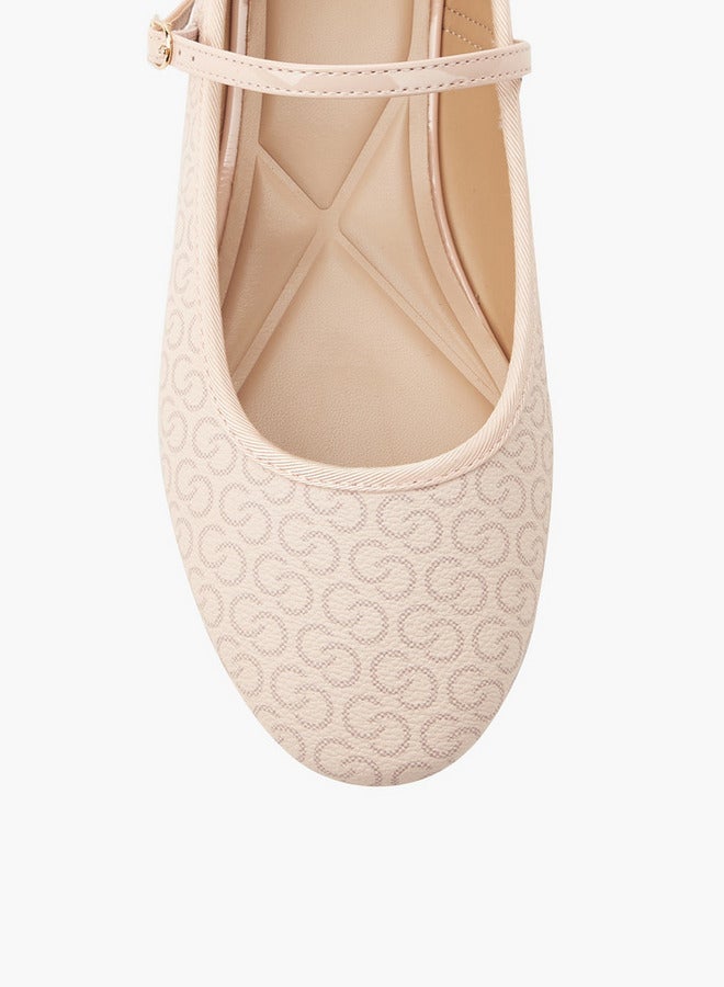 سيليست أحذية باليرينا بطبعة شعار نسائية - Image 5