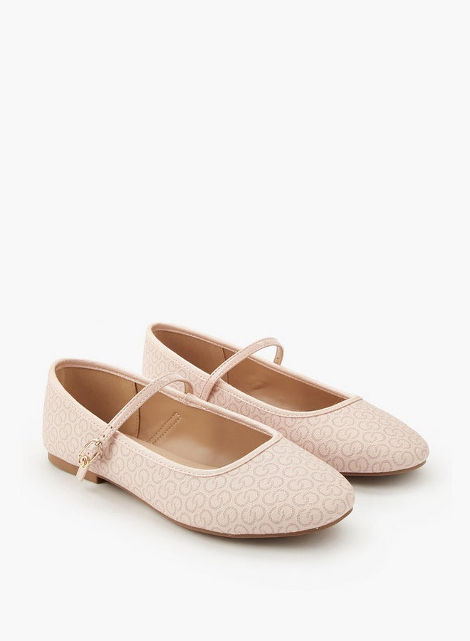 سيليست أحذية باليرينا بطبعة شعار نسائية - Image 3