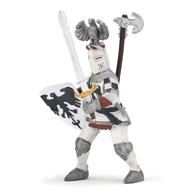 Papo HandPainted Figurine MedievalFantasy White Crested Knight 39785 Collectible for Children Suitable for Boys and Girls from 3 Years Old - Image 3