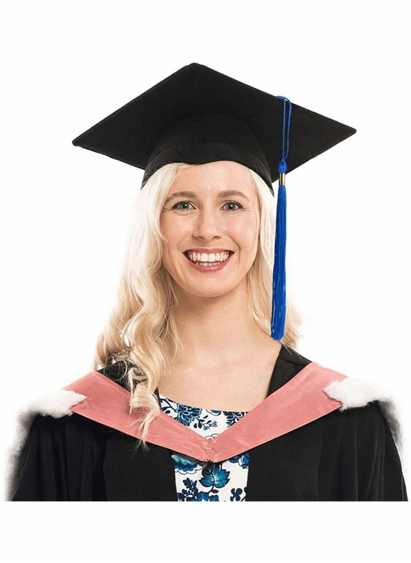 Captaintech Graduation Cap with Tassel for High School and College Black Matte Grad Graduation Cap Adjustable Unisex Adult Graduation Cap Topper Mortar Board Graduation Ceremony Hat Graduation Party Ceremony  - Image 3