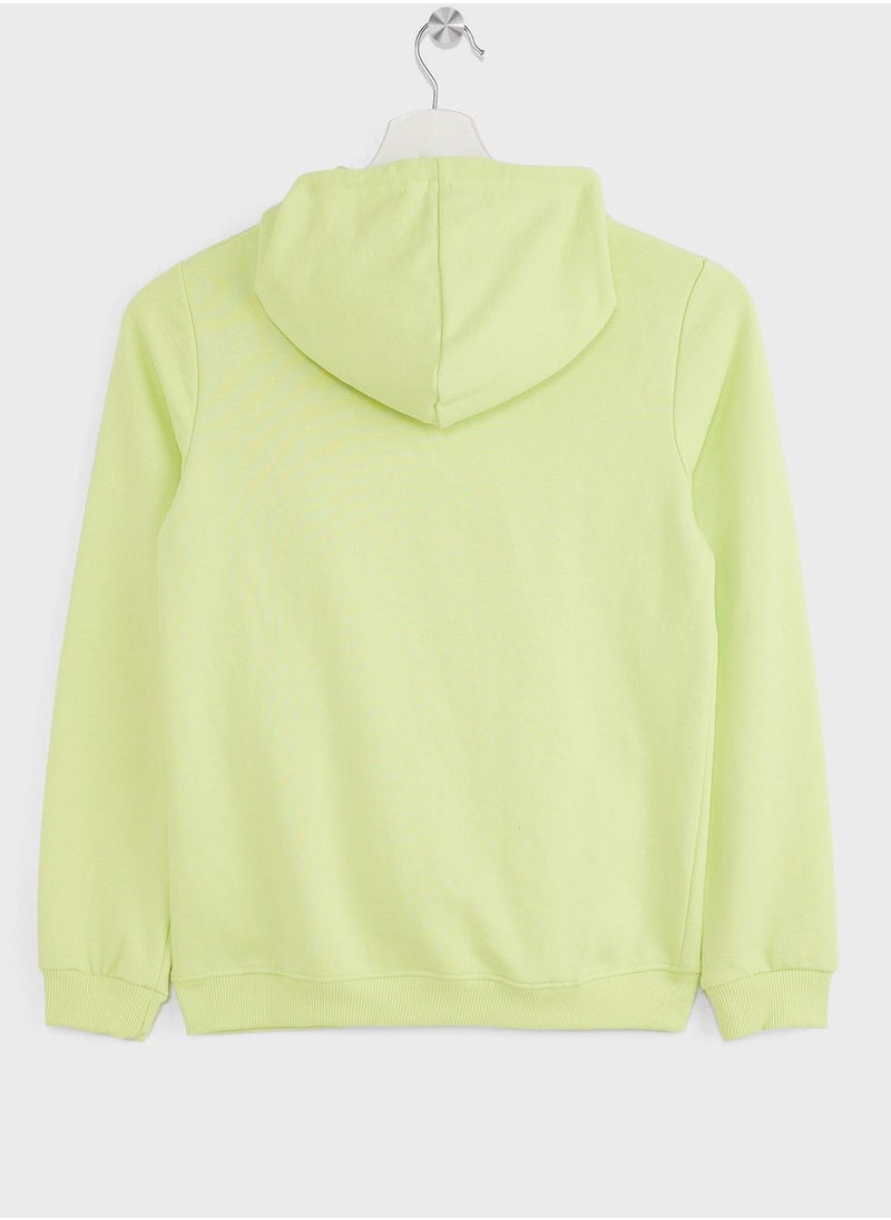 Pinata - Girls Graphic Printed Hoodie With Pocket - Image 1