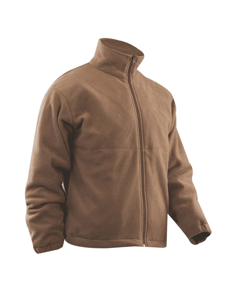 TRU-SPEC Men's Polar Fleece Jacket, Coyote, Medium Long - Image 1