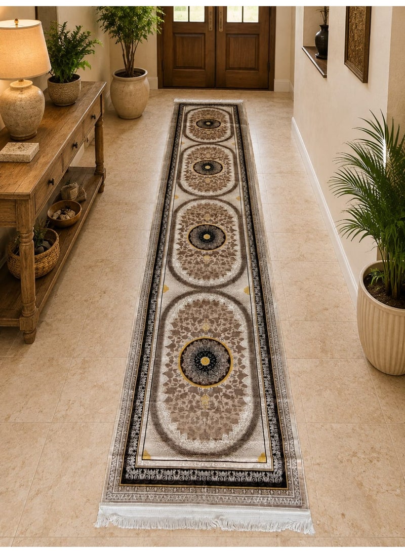 سجاد ممر طويل 400 × 90 سم – نانو سيراميك بخامة ناعمة وتصميم فاخر - Image 3