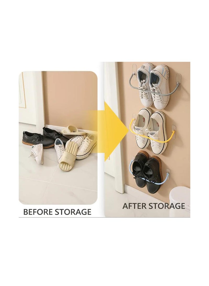 3 pcs Multi-functional Shoe Rack Waterproof Moisture-proof Kitchenware Storage Rack Bathroom Towel Rack Slipper Rack  - Image 5