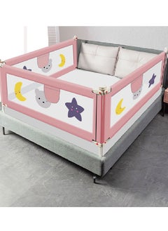 MaBaby Detachable Infant Bed Rail Gurad Safety Fence, Baby Toddlers Safety Bed Rail With Double Button Child Lock  - Image 2