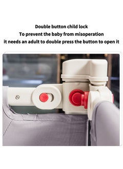 MaBaby Detachable Infant Bed Rail Gurad Safety Fence, Baby Toddlers Safety Bed Rail With Double Button Child Lock  - Image 5