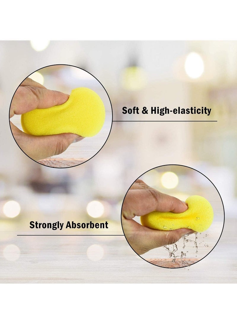 Pcs Painting Sponge, Artist Sponge for Watercolor, Crafts, Pottery, Clay, Ceramics, Face Painting & Household Use - Image 4