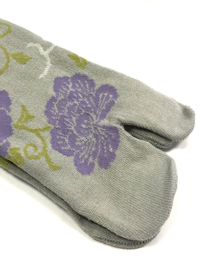 Bowbear Womens 3-Pair Flip-Flop Socks, Floral 2 - Image 3