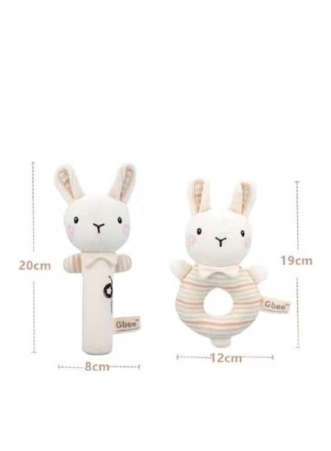 Gbee Top-Quality Material Organic Cotton Rattles Toy Set For Kids Hand Bell Infant Educational Mobiles Toys - Image 2