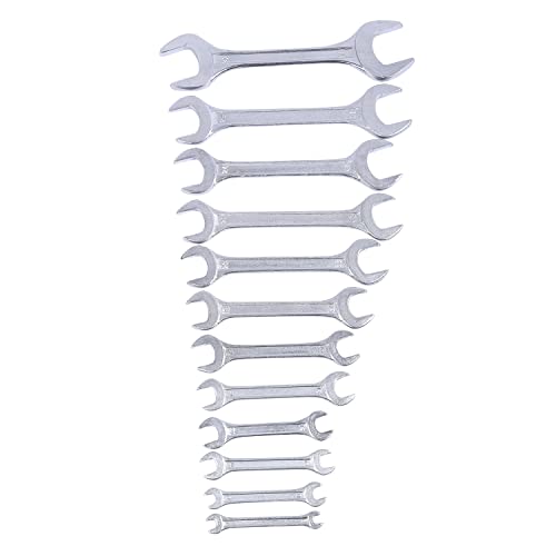 Asian Paints TruCare 12-in-1 Pcs Double Open-End Jaw Spanners Wrench Set | Carbon Steel with Rust & Corrosion Resistant Chrome Plating & Satin Finish | Multipurpose DOE Jaw Spanners Tool Kit - Image 5