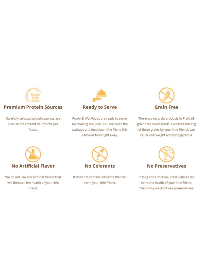 PROART Adult Cat Wet Food Pate With Chicken 400g - Image 2