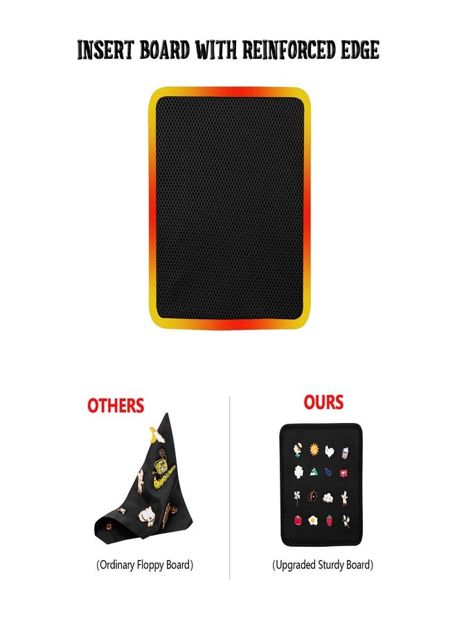 Prokva Ita Backpack Pin Display Bag with Inserts for Pins, Cute Ita Bag for Anime Cosplay and Concert, Black (Patent Design) - Image 4