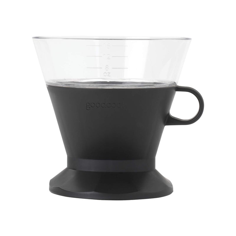 Goodcook Koffe BPAFree Plastic AutoDrip Pour Over Coffee Maker with 2 Paper Filters