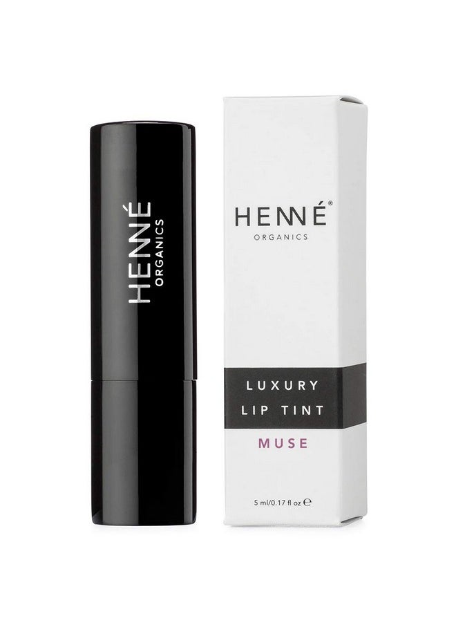 هيني أورجانيكس - أحمر شفاه فاخر من هيني أورجانيكس - مرطب، لون طبيعي شفاف - لون Muse (Berry Mauve) - Image 1