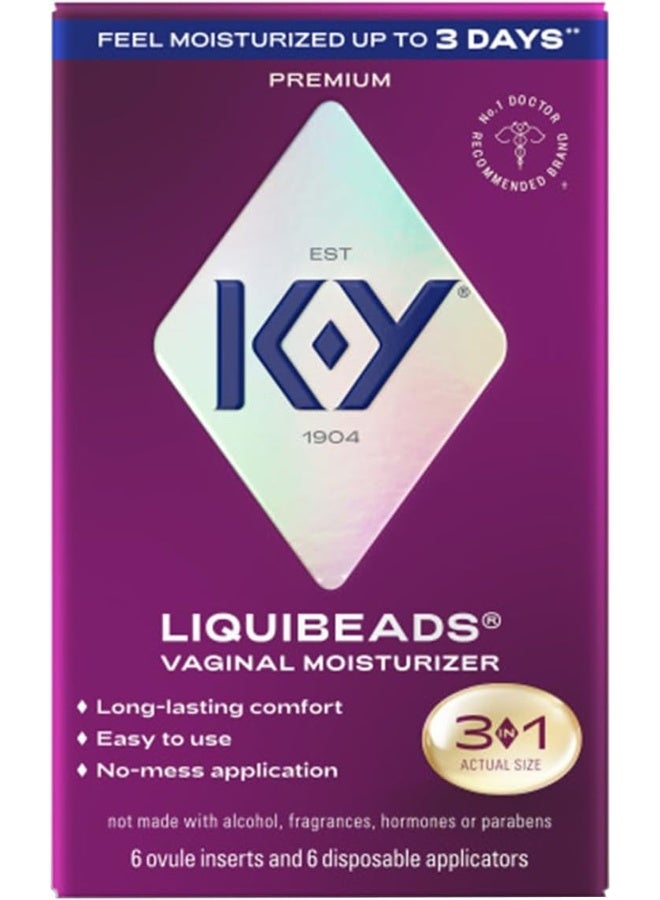 كيه - واي K-Y ليكويبيدز مرطب مهبلي، 6 حبات - Image 2