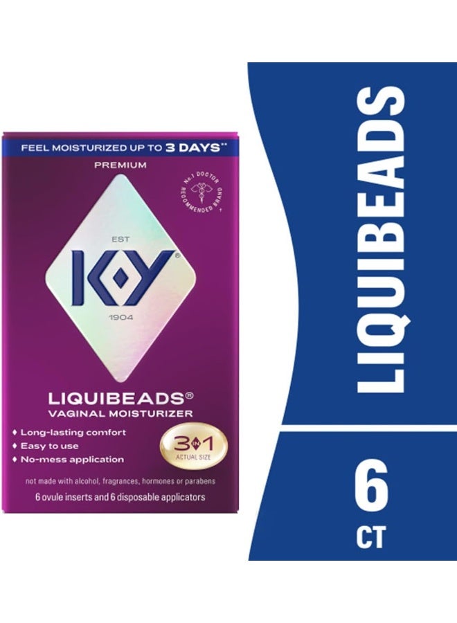 كيه - واي K-Y ليكويبيدز مرطب مهبلي، 6 حبات - Image 3