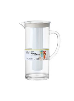 Claro Elegant Design BPA-Free Pitcher with Ice Core Clear and White 1.4 Liter NPJPC-660 - pzsku/ZD5181E5C741409565E11Z/45/_/1720357801/40d63ca3-89a4-4b53-b3ec-f1d2f8488880