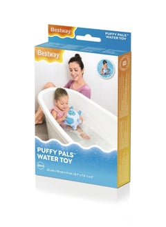 Bestway Bestway - Puffy Pals Inflatable Bath Toys Monster- Blue - 34030  - Image 1
