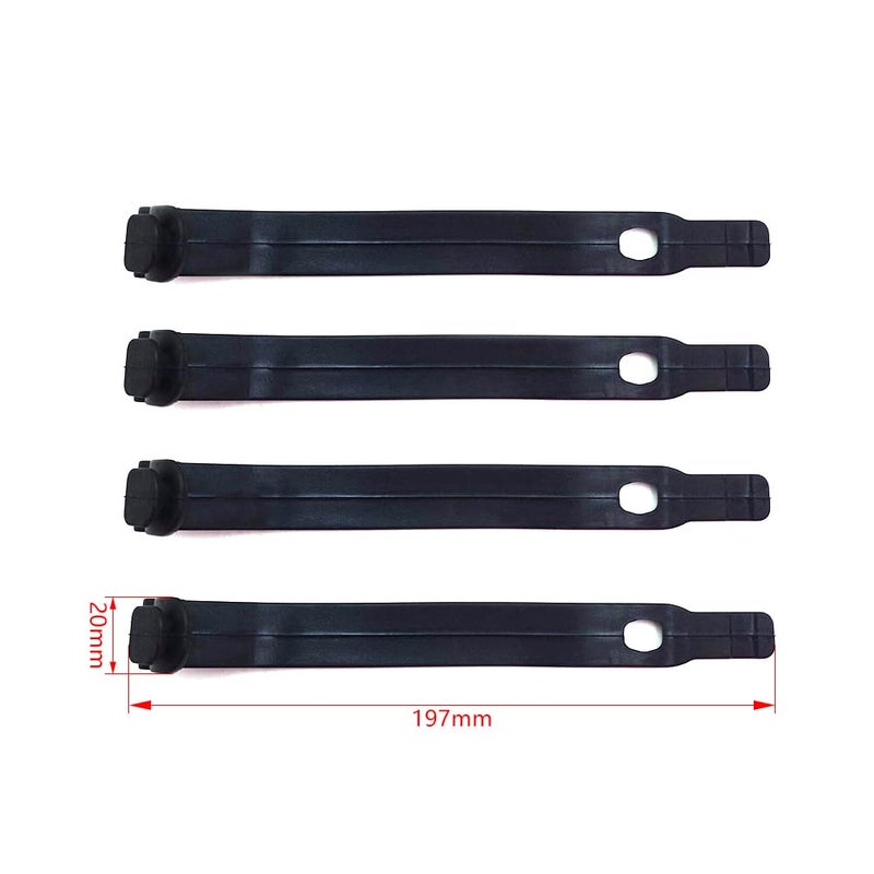PROOTOM Headlight Straps Headlight Fairing Rubber Straps Dirt Bike Headlamp Fix Brackets Strap for EXC XCF SXF FC TC FE TE FX TX 125 150 250 350 450 500 4pcs - Image 4