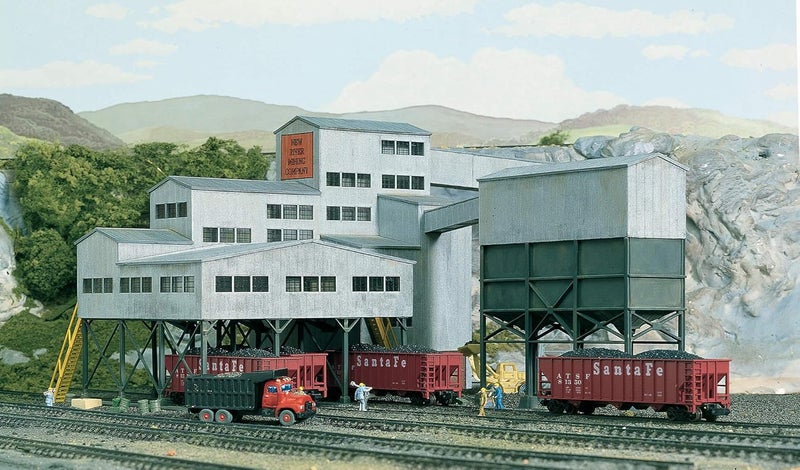 Cornerstone Walthers N Scale Model New River Mining Kit, 7-1/2 x 5-3/8 x 5-5/8", (933-3221) - Image 1