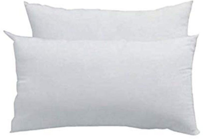 BOOMING PILLOW Polyester Fibre Pretty Sleeping Pillow Pack of 2White 38x61 - Image 1