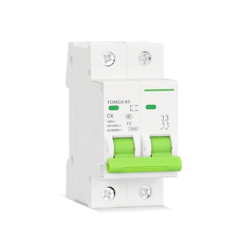 Tomg3 63 Type B MCB 2 Pole 36mm Miniature Circuit Breaker 4 5KA 110V 230V 400V Size B1 - Image 5