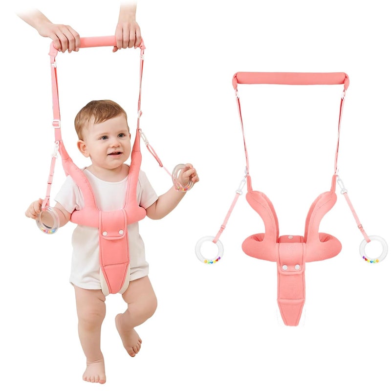 Ocanoiy Baby Walking Helper  Handheld Walker Harness  Support for Infants  Toddlers 816 Months Pink - Image 1
