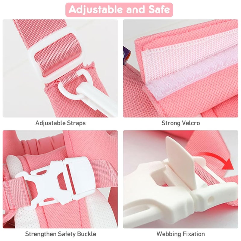 Ocanoiy Baby Walking Helper  Handheld Walker Harness  Support for Infants  Toddlers 816 Months Pink - Image 5