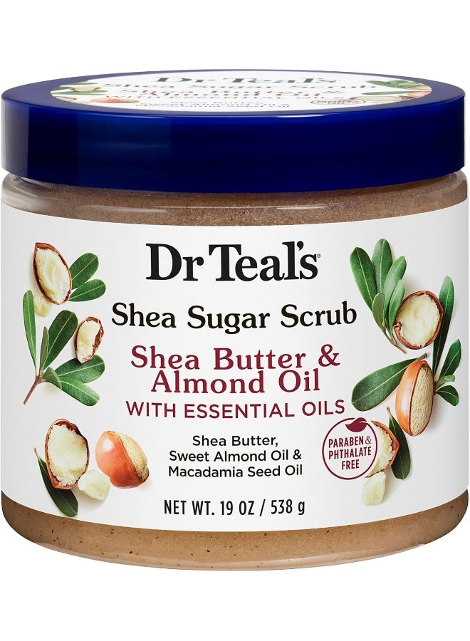 Dr Teal's Dr Teal'S Shea Sugar Body Scrub Shea Butter & Almond Oil 538G  - Image 1