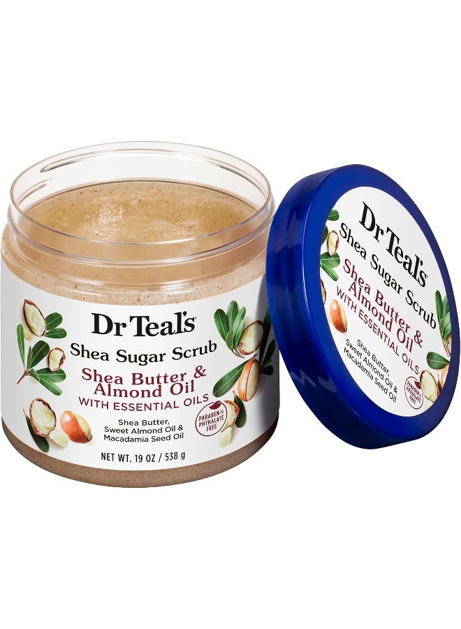 Dr Teal's Dr Teal'S Shea Sugar Body Scrub Shea Butter & Almond Oil 538G  - Image 2