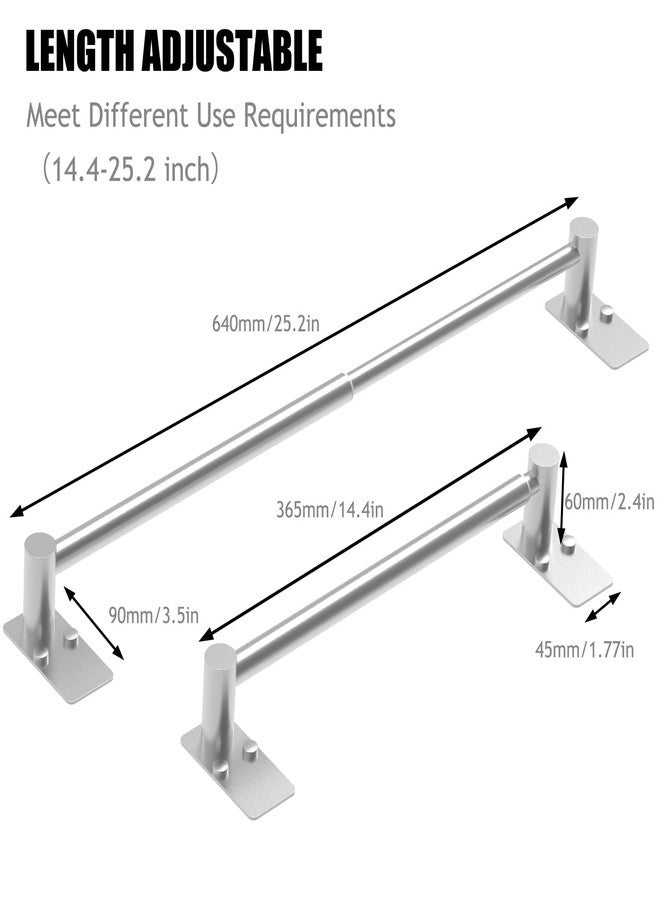 MIROAMZ Square Base Adjustable 304 Stainless Steel Towel Holder - Image 3