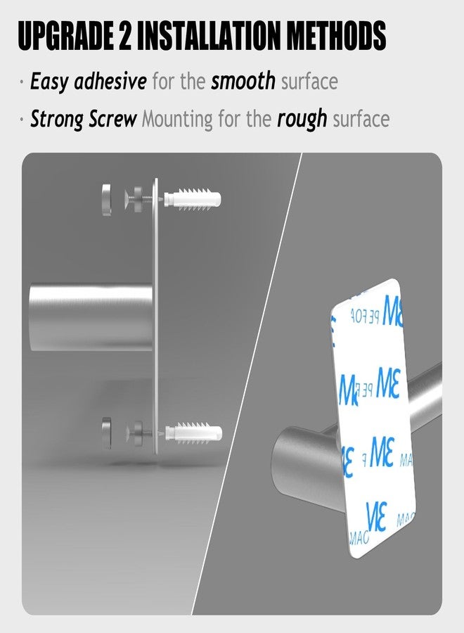 MIROAMZ Square Base Adjustable 304 Stainless Steel Towel Holder - Image 5