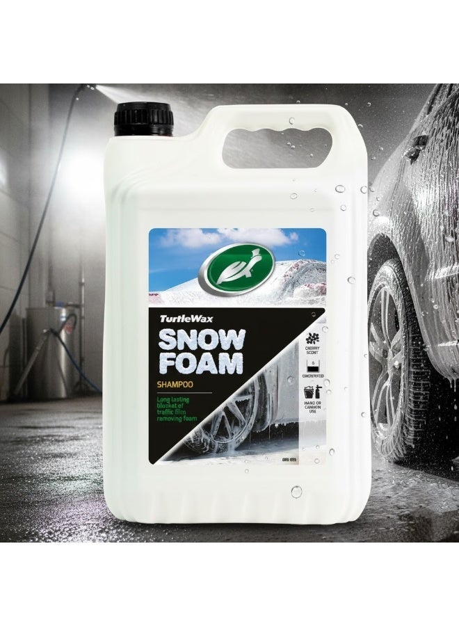 تيرتل واكس شامبو غسيل سيارة سعة 5-لتر مُرَكّز لرغوة كثيفة و تنظيف عميق لجميع أنواع السيارات - Image 1
