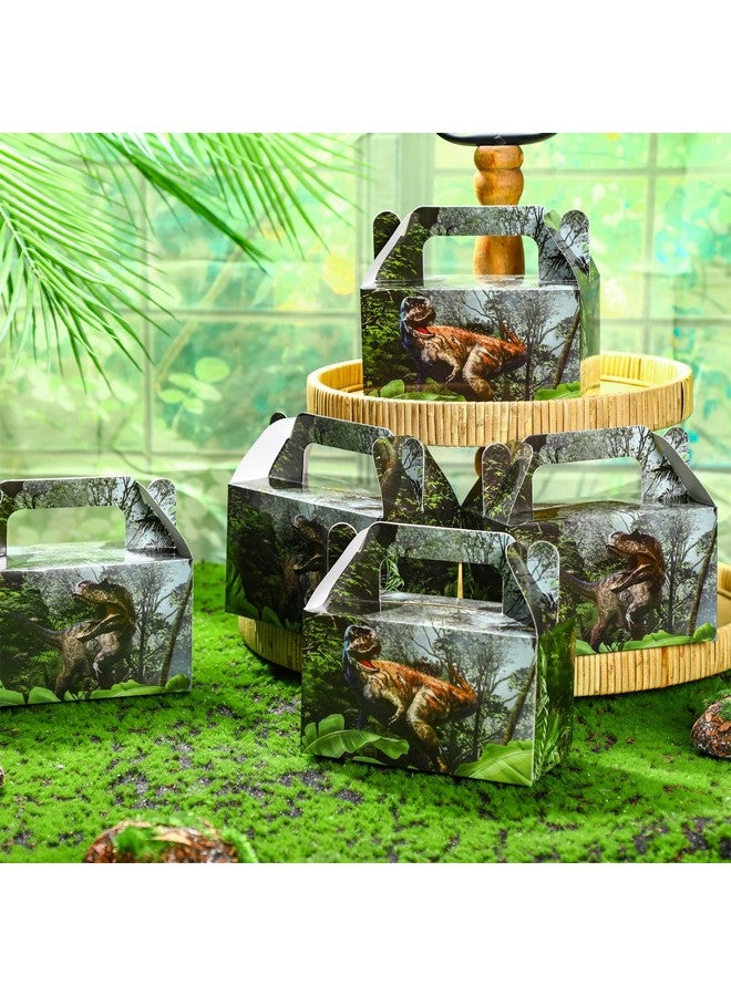 Sinmoe Dinosaur Treat Boxes Dinosaur Party Favor Boxes Dinosaur Theme Party Decorations Candy Boxes Goodie Gift Boxes For Kids Boys Girl Dino Birthday Presents Decorations Supplies, Medium Size (12 Pieces) - Image 5