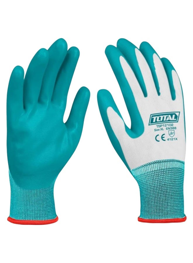 قفازات حماية اليد مضادة للانزلاق ومقاومة للاحتكاك - مقاس XL