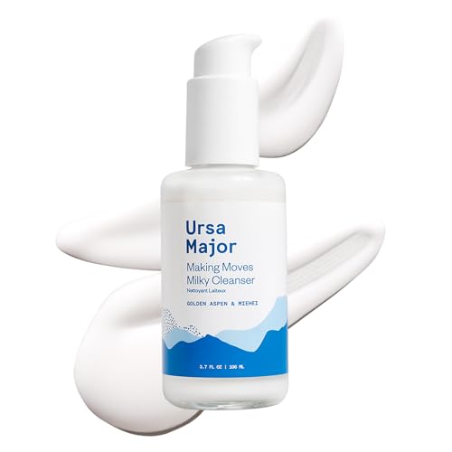 Ursa Major Making Moves Milky Cleanser  Natural Vegan  Cruelty Free  Daily NonFoaming cleanser for Normal to Dry  Sensitive Skin  For Men  Women  37 ounces