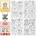 CHGCRAFT 4 Sheets 4 Styles Retro Funny Grandma Style Clear Stamps Funny Old Man Silicone Stamp Seal for DIY Scrapbooking and Card Making Paper Craft Decor 63 43 Inch - Image 2