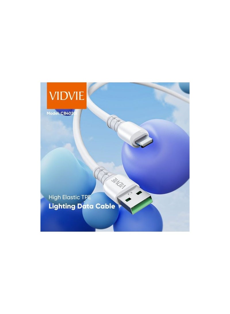 Vidvie VIDVIE High Elastic TPE Lightning Data Cable (CB4020i )  - Image 3