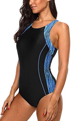 CharmLeaks Womens Racerback Workout Swimsuit Padded Competitive Bathing Suit M - Image 4